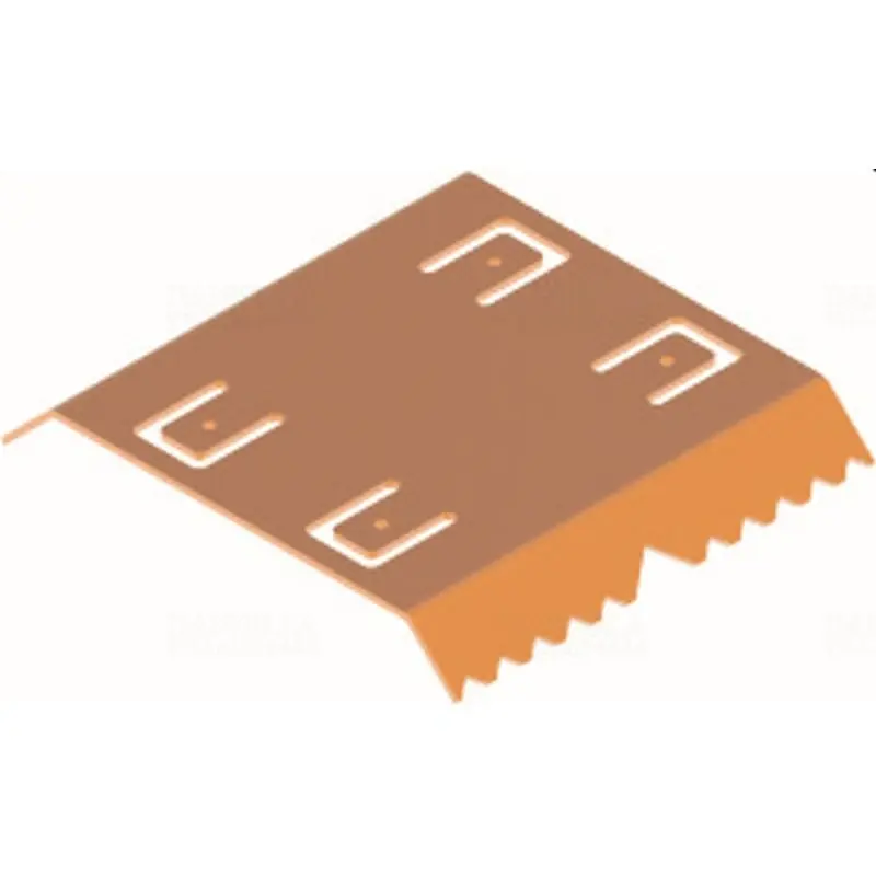 Eredeti BAKS LKSH100 Mellvédcsatorna összekötő 60x96mm sárgaréz bevonatú rugóacél, anyagvastagság 1,0mm 910729