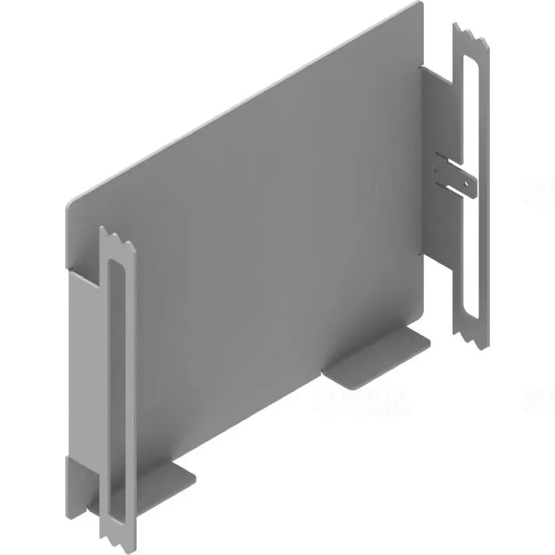BAKS ZK170H100 Végzáró 100x170mm mellvédcsatornához, elektrogalvanikusan horganyzott, anyagvastagság 1,0mm 910715 Alacsony ár