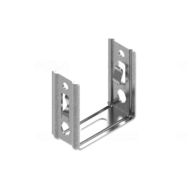 Autentikus BAKS USKN rácsos kábeltálca tartó konzolra/sínre 60x60mm tálcákhoz 65x65x30mm 900404