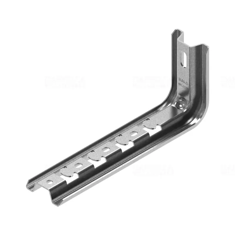 Korlátozott ajánlat BAKS WFLS400 (474mm) oldalfali konzol rácsos kábeltálcához 900640