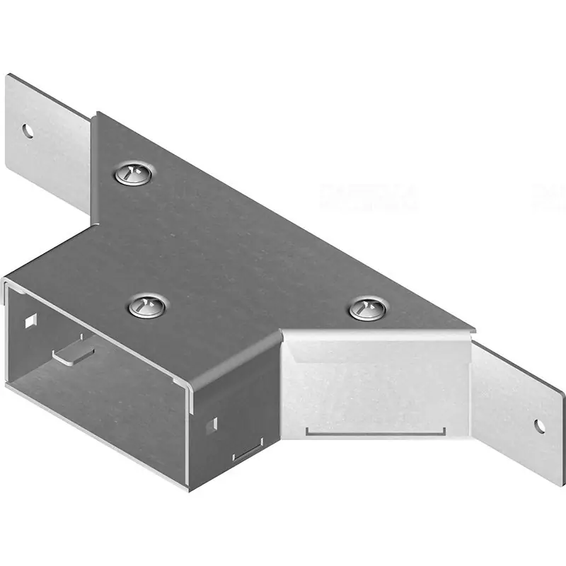 BAKS TDKMP100H50 Kábeltálca beépíthető leágazóidom 50x100mm gépek áramellátásához, anyagvastagság 1,5mm 811610 Kiárusítás