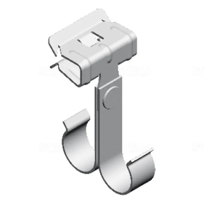 BAKS ZSK3 13/3 Csőrögzítő gerendakapocs dupla 11-13mm, peremre 2-3mm, horganyzott rugóacél, anyagvastagság 1,0mm 797001 Újdonság