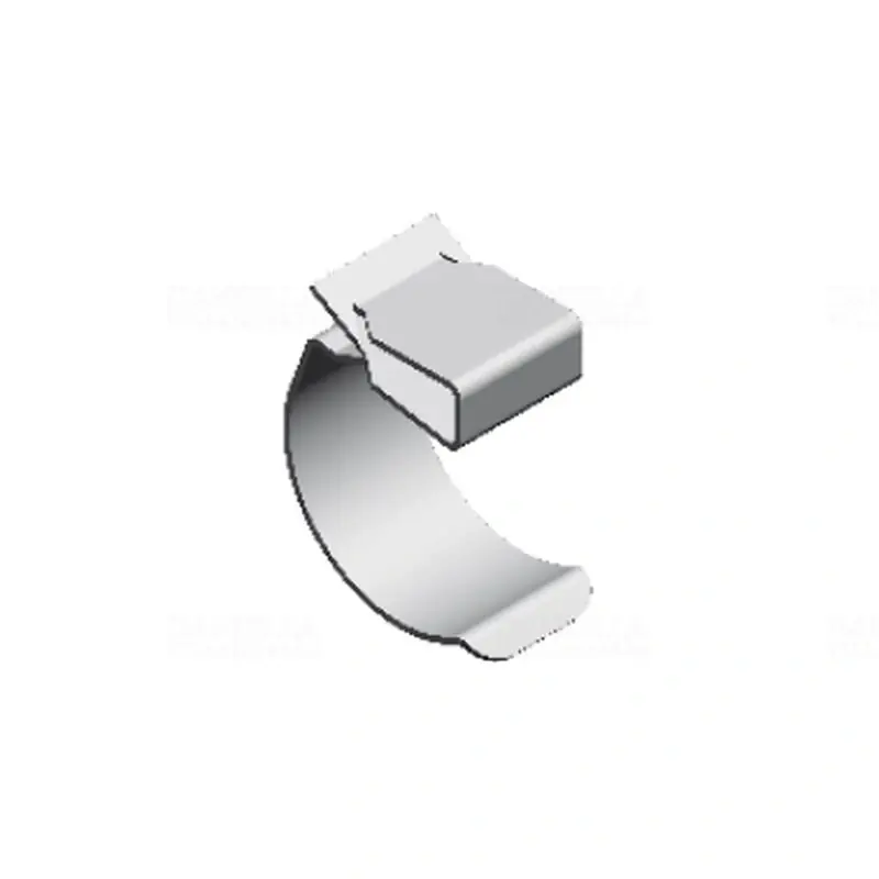 Ingyenes szállítás BAKS ZSK1 12/2 Csőrögzítő gerendakapocs/tartókapocs 12-14mm, 2-4mm peremre, horganyzott rugóacél, anyagvastagság 1,0mm 793401