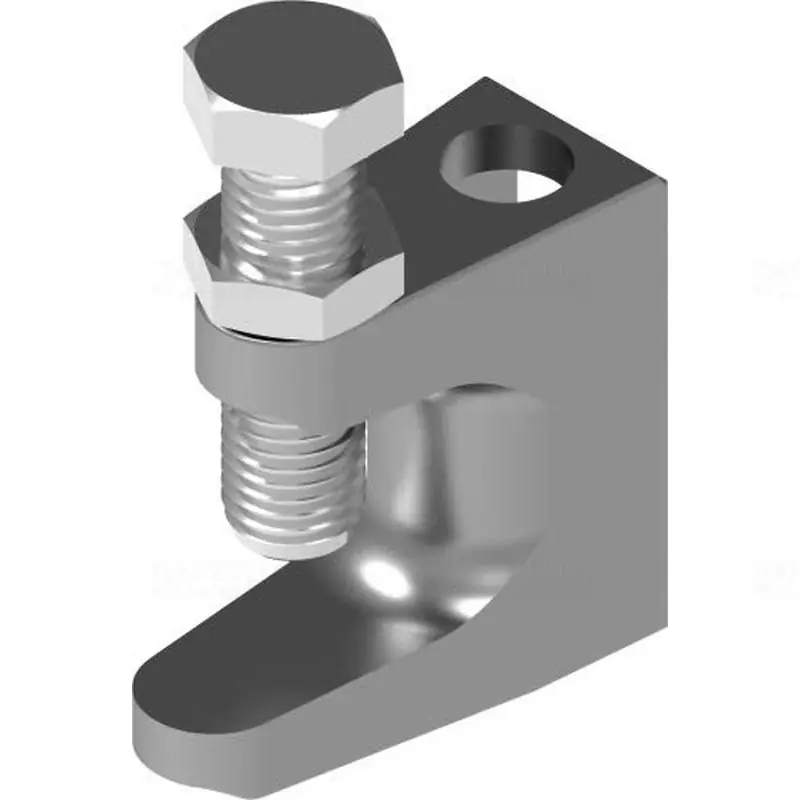 Gyors szállítás BAKS ZK8/19 Gerendakapocs I-gerendára, csavaros szorító M8 menetes szárhoz, max 19mm peremre 752208