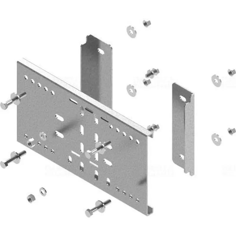 BAKS BDH160×320 Szerelőlemez készlet 160-320mm I-gerendához, szalaghorganyzott, anyagvastagság 3,0mm 752800 Expressz szállítás