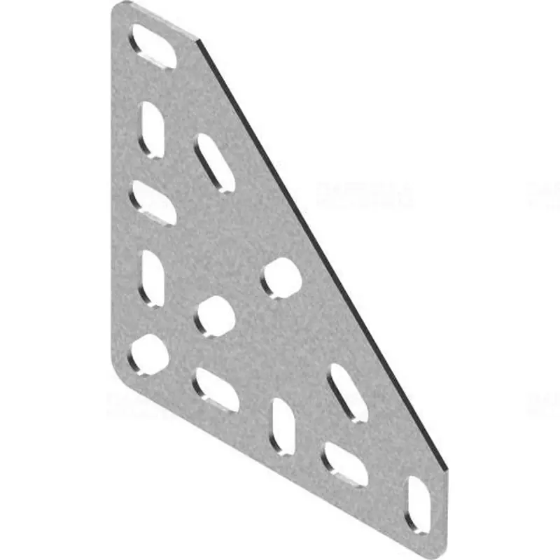 Kiváló minőség BAKS BTM Rögzítőkonzol háromszög alakú 140x140x34mm, szalaghorganyzott, anyagvastagság 2,0mm 751800