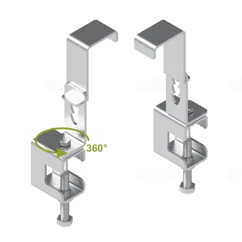 Korlátozott ajánlat BAKS UDU1 univerzális lefogató I-gerendára, kábellétrához, önhordó tálcákhoz 100/110/120mm oldalmagassághoz 751626
