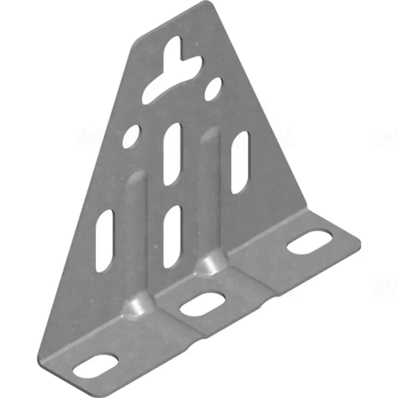 BAKS PST Rögzítőkonzol trapéz alakú 150x130x36mm szalaghorganyzott, anyagvastagság 3,0mm 740710 Autentikus