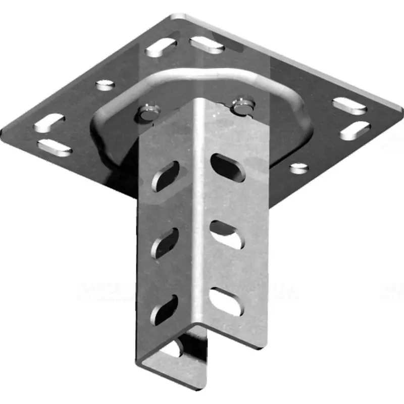 BAKS PS Fejlemez C-profilhoz 130x110x26mm, szalaghorganyzott 740310 Népszerű