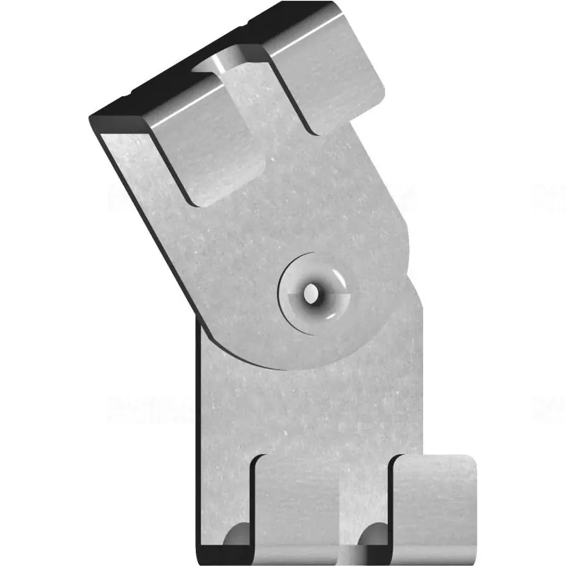 Expressz szállítás BAKS WPPGN Csuklós födémkengyel M8 menetes szárhoz 78mm, szalaghorganyzott, anyagvastagság 3,0mm 731403