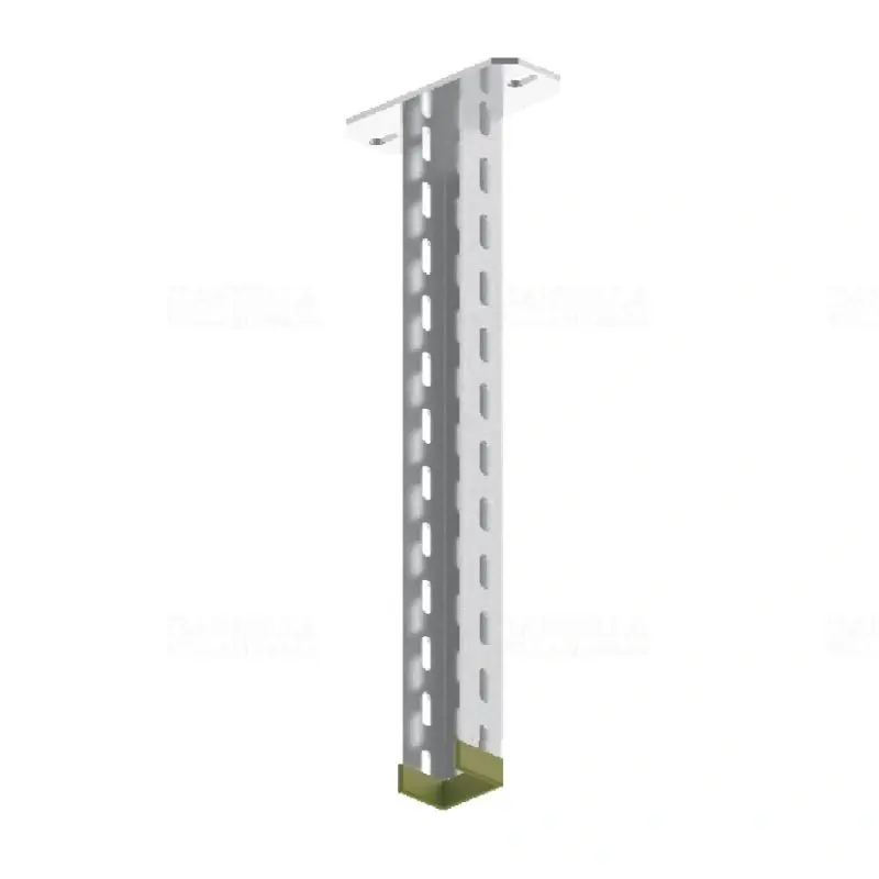 BAKS WPCE/WPCEO800 függesztett oszlop fejlemezzel 70x50x800mm U-profil védősapkával 721580 Eredeti