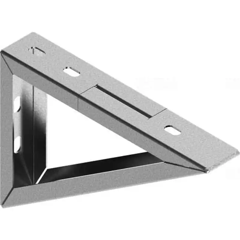 BAKS WTK300 Rögzítőkonzol háromszög alakú 330x200mm, magnelis bevonatú, anyagvastagság 3,0mm 721430 Ingyenes szállítás