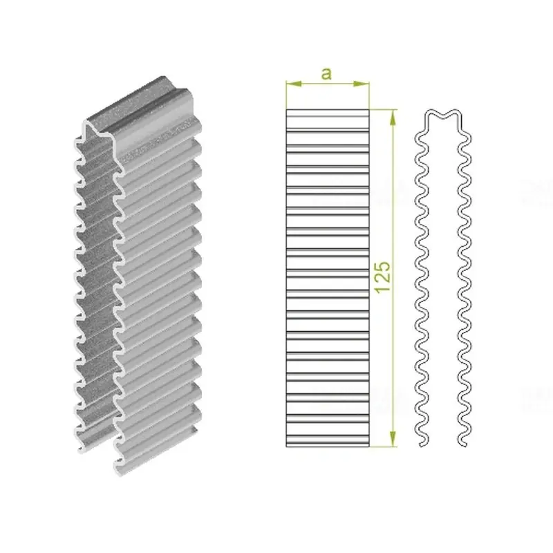 Korlátozott ajánlat BAKS BR33/2 Távtartó 33x125mm Z-profilhoz és alaplemezekhez, szalaghorganyzott, anyagvastagság 1,0mm 704012