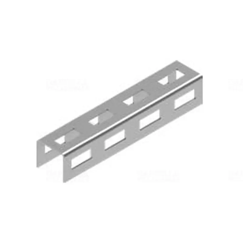 Expressz szállítás BAKS LCC40H35 C-szerelősín hosszanti összekötő 45x180x37mm, szalaghorganyzott, anyagvastagság 2,0mm 665319