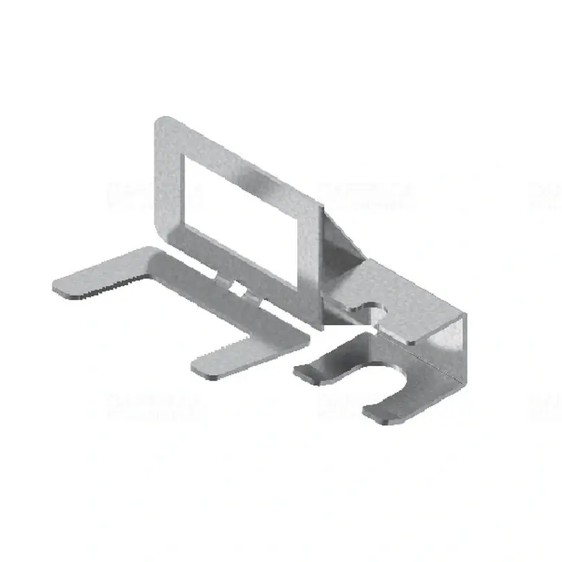 Népszerű BAKS UPNDP8 profilsín tartó menetesszárhoz 16/9mm nútszélesség, 40-41mm széles 21-22mm magas sínekhez 662008