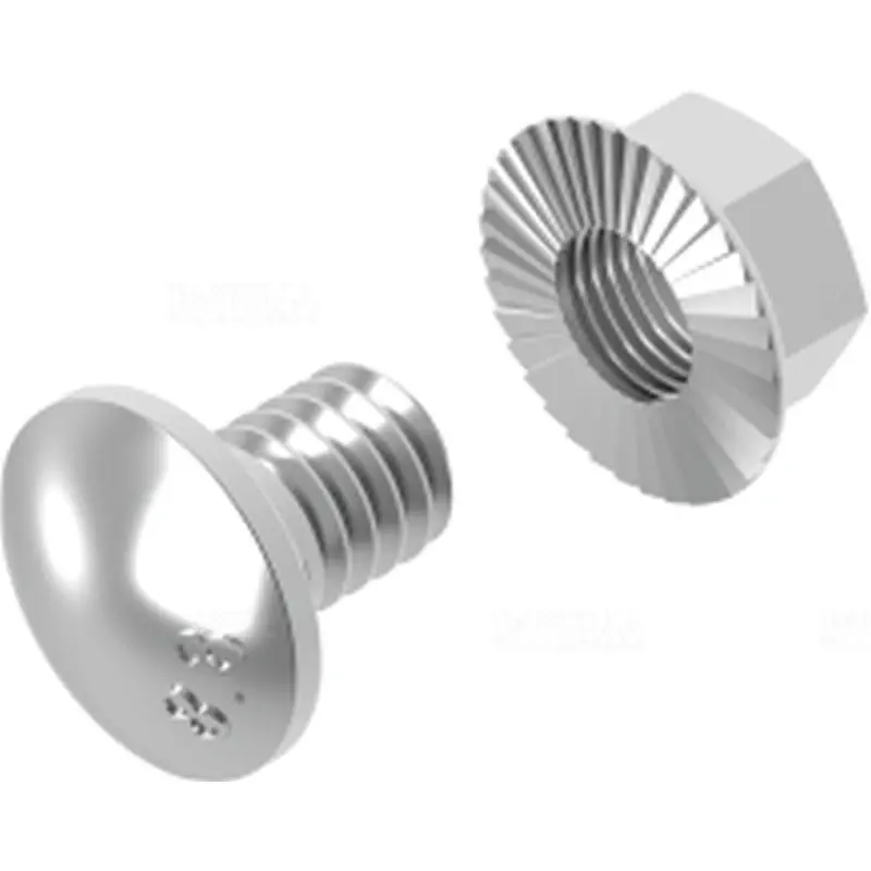 BAKS PV SGKFM8x20 lencsefejű csavar + anya 651820 Eredeti