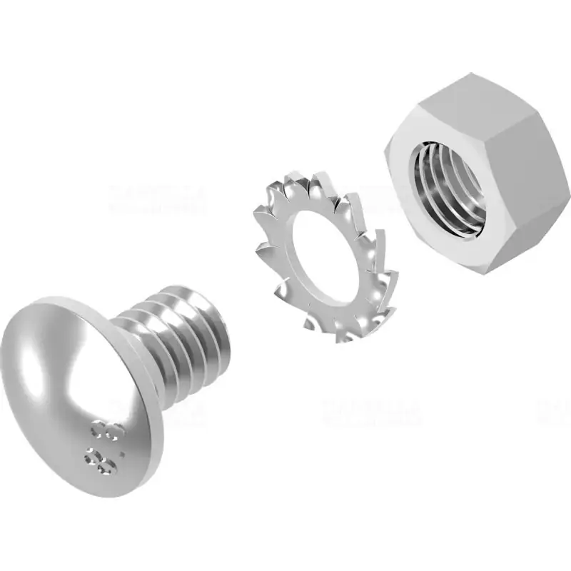 BAKS SGM6×12 Csavargarnitúra (lencsefejű csavar M6x12+fogazott alátét+anya) 650641 Utolsó esély