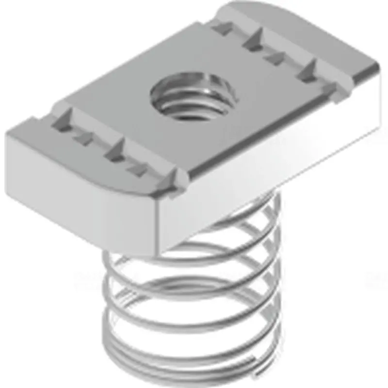 BAKS NRSM12/33 Csúszóanya rugós profilsínhez M12 35x20mm 650575 Ingyenes szállítás