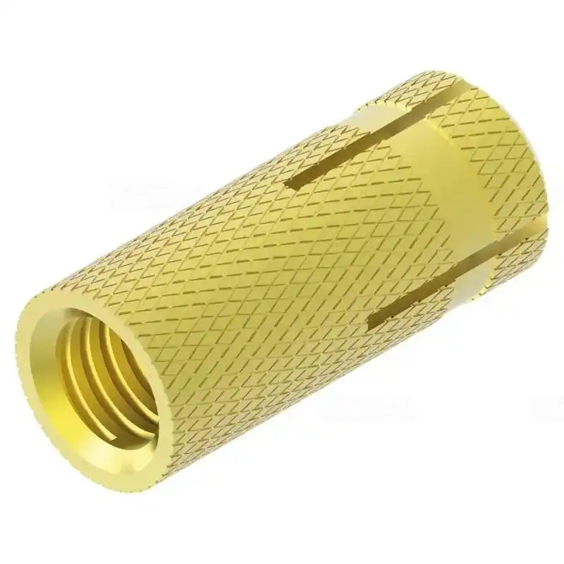 Biztonságos fizetés BAKS TRMM12 Beütős dübel belső menettel M12 sárgaréz 650409