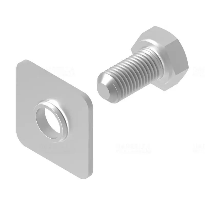 BAKS SNKM8×12 Csavargarnitúra (hatlapfejű csavar M8x12mm + négyszög alátét 24x24mm) horganyzott 650145 Alacsony ár