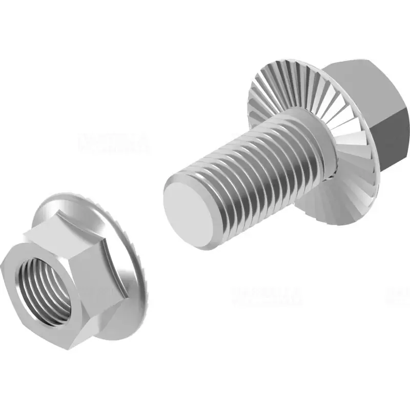 BAKS SKKM6×10 Csavargarnitúra (hatlapfejű csavar M6x10mm + anya) horganyzott 650152 Biztonságos fizetés