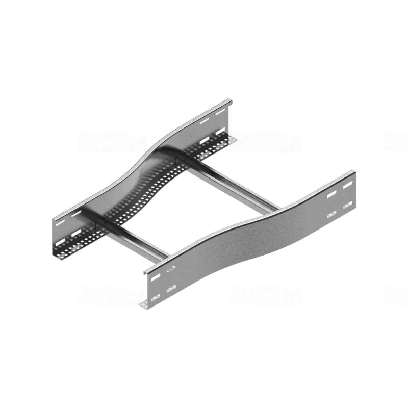 Alacsony ár BAKS RDSC200/100H80N Kábellétra szűkítőidom 80x200/100mm szimmetrikus, szalaghorganyzott, anyagvastagság 2,0mm 497420