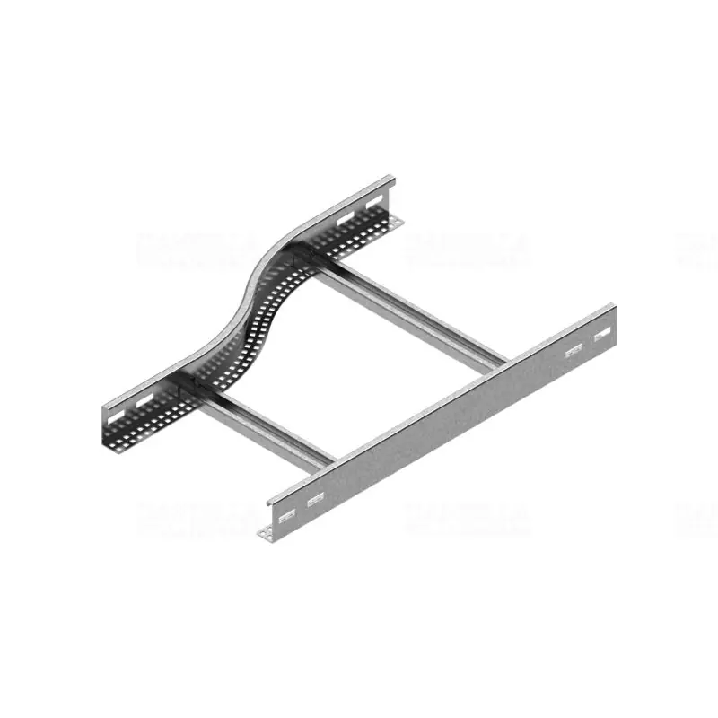 BAKS RDLC500/400H60N Kábellétra szűkítőidom 60x500/400mm balos, szalaghorganyzott, anyagvastagság 2,0mm 468150 Kiárusítás