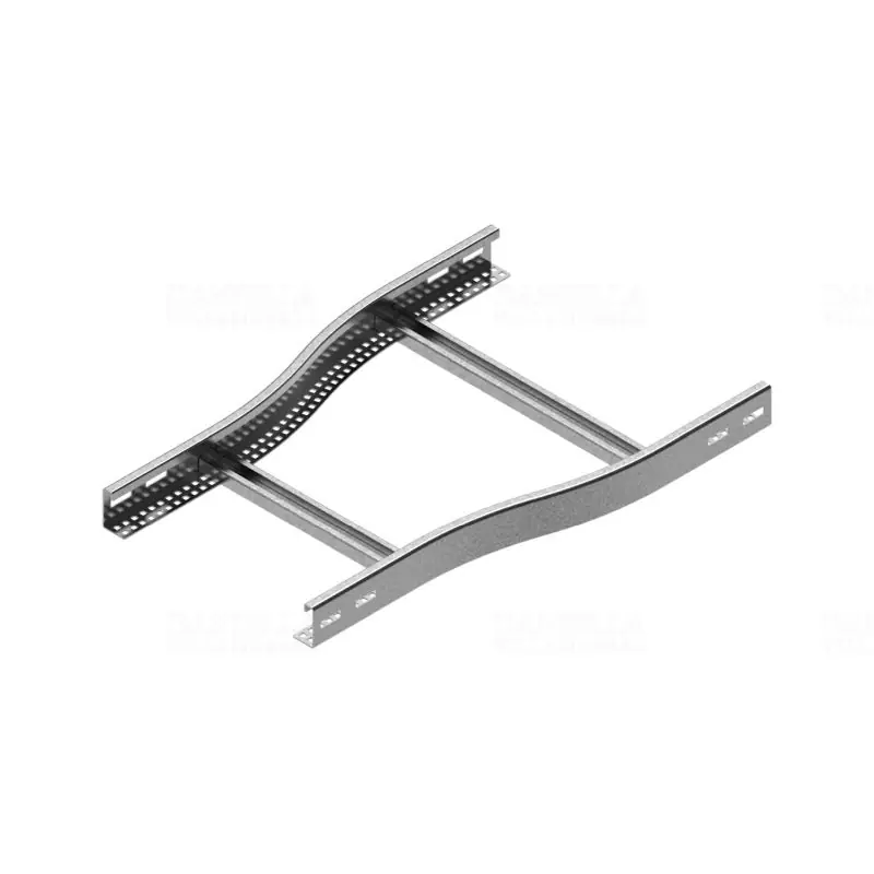 BAKS RDSP400/300H50N Kábellétra szűkítőidom 50x400/300mm szimmetrikus, szalaghorganyzott, anyagvastagság 1,5mm 457840 Olcsó