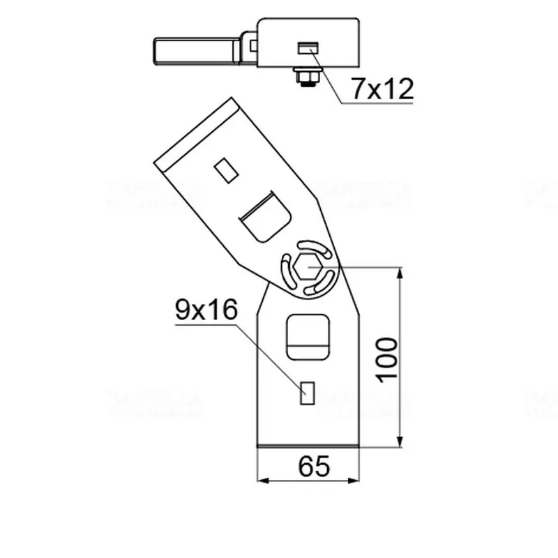BAKS LDDPH45 Kábellétra csuklós összekötő 45mm oldalmagassághoz, szalaghorganyzott, anyagvastagság 1,5mm 441398 Legjobb ár