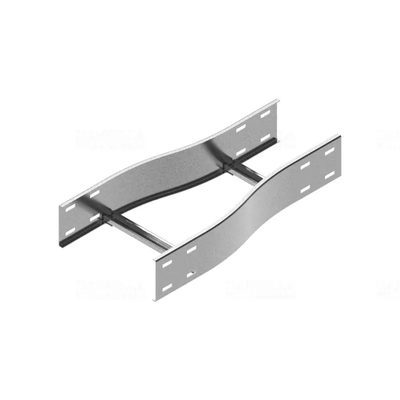 Ingyenes szállítás BAKS RSDSP500/400H100 Kábellétra szűkítőidom 100x500/400mm szimmetrikus 420641