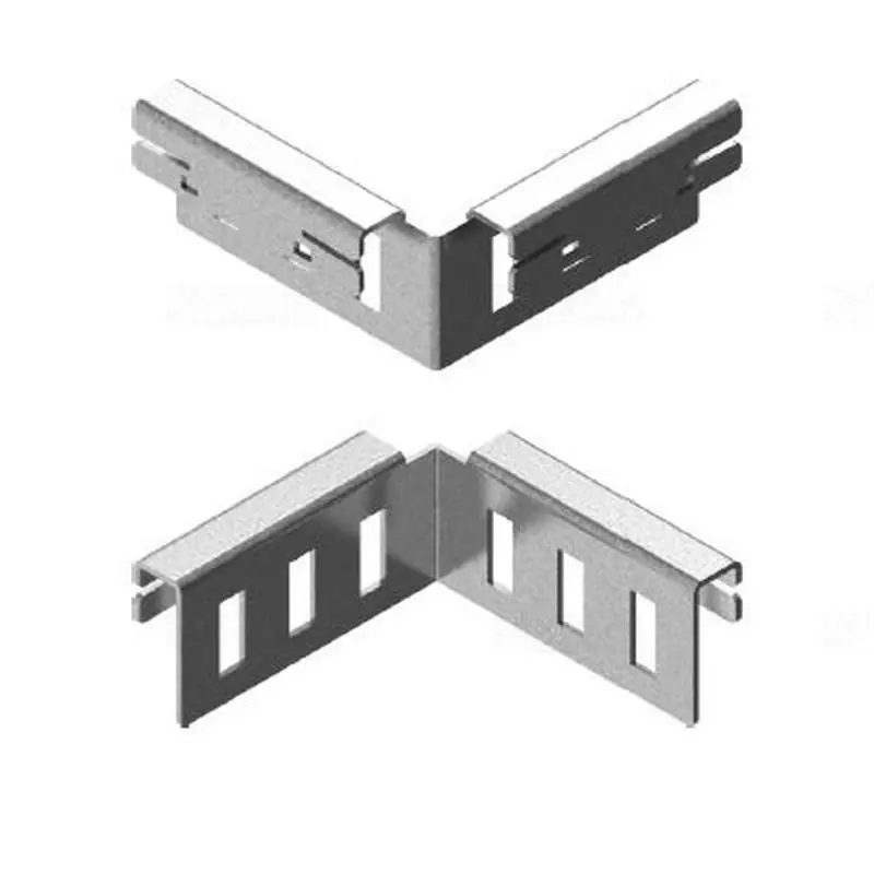 BAKS LKUPH45 Kábellétra univerzális sarokösszekötő 45mm oldalmagassághoz, szalaghorganyzott, anyagvastagság 1,5mm 405710 Ingyenes szállítás