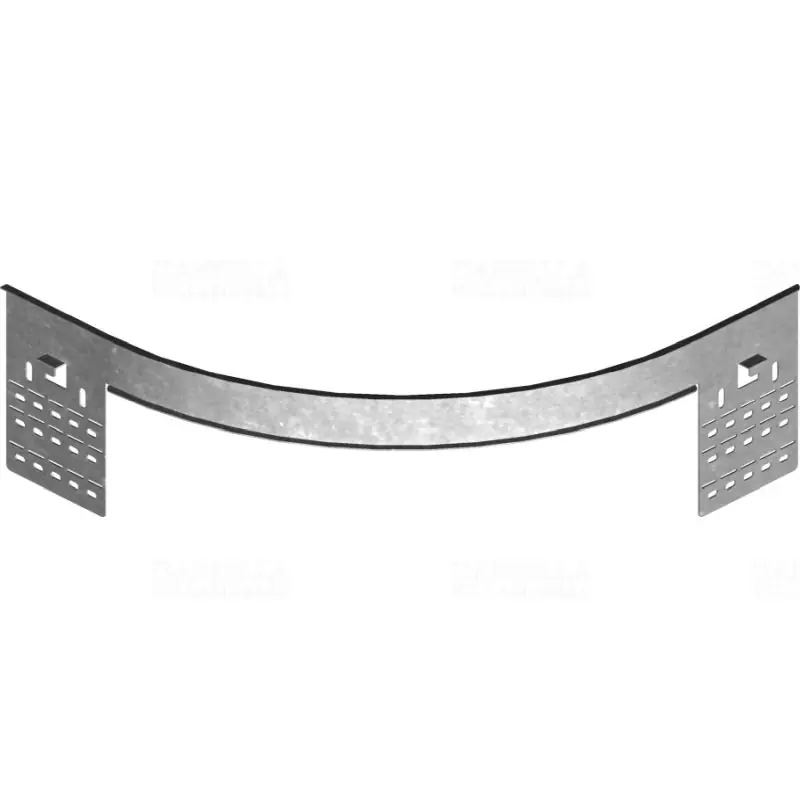 Gyors szállítás BAKS LDDKC1 Kábellétra utólagos leágazáshoz kábel kicsúszásgátló ív H80 oldalmagassághoz, anyagvastagság 2,0mm 405200