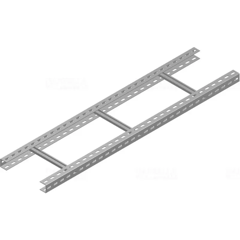 BAKS DMC300H55/3 kábellétra 55x300x3000mm függőleges, szalaghorganyzott, anyagvastagság 2,0mm 404830 Gyors szállítás