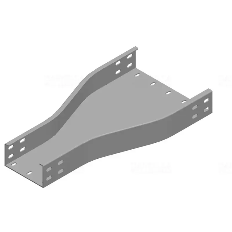 Ingyenes szállítás BAKS RKZP500/400H50 Kábeltálca szűkítőidom 500/400mm szimmetrikus, tűzihorganyzott, anyagvastagság 1,5mm 352450