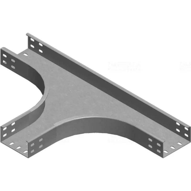 Utolsó esély BAKS TKZP50H50 Kábeltálca T-idom 50x50mm tűzihorganyzott, anyagvastagság 1,5mm perforáció nélkül 351005