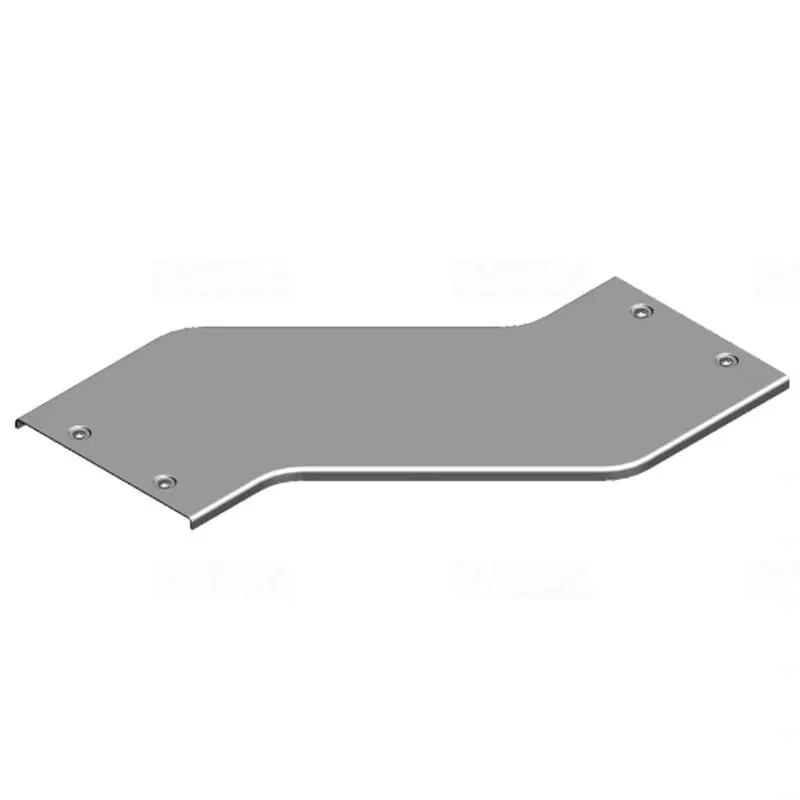 Olcsó BAKS PZOPZZP200H200 Kitérő idom fedél 200x200mm jobbos, vízszintes, kültéri ipari kábeltálcához forgóretesszel, tűzihorganyzott, anyagvastagság 1,5mm 333710