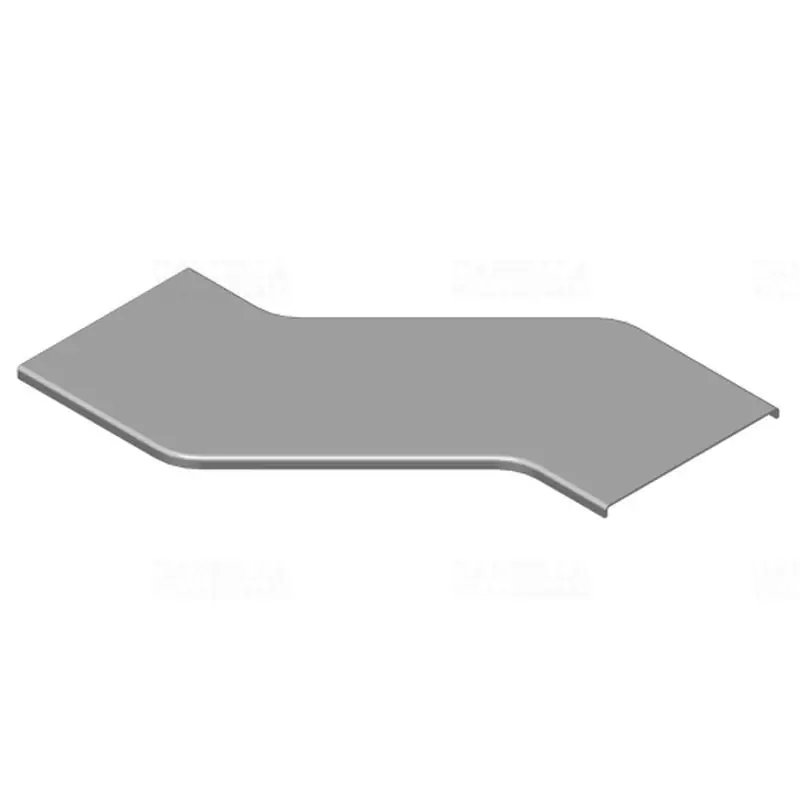 BAKS POLZZP100 Kitérő idom fedél 100mm balos, vízszintes kültéri ipari kábeltálcához, tűzihorganyzott, anyagvastagság 1,5mm 316010 Prémium