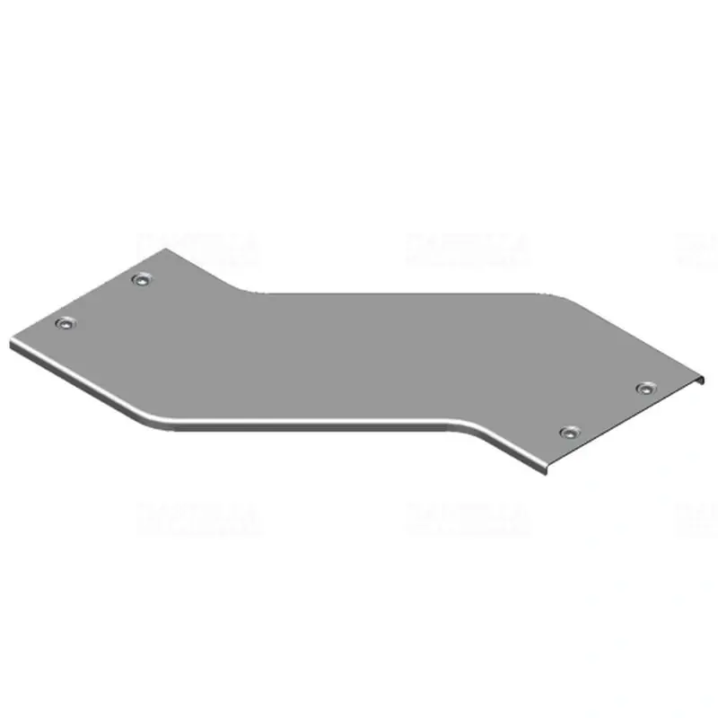 Olcsó BAKS POLZZC300 Kitérő idom fedél 300mm balos, vízszintes kültéri ipari kábeltálcához, tűzihorganyzott, anyagvastagság 2,0mm 316130