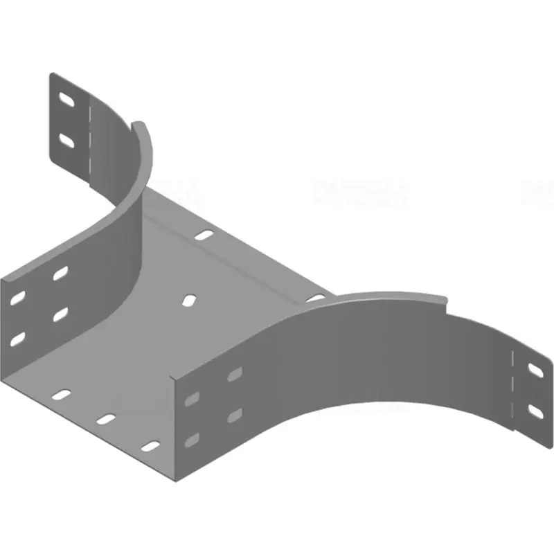 BAKS TKZDP100H100 Kábeltálca beépíthető leágazóidom 100x100mm tűzihorganyzott, anyagvastagság 1,5mm 314010 Autentikus