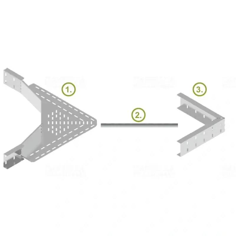 Népszerű BAKS LDDSCH100 Kábellétra sarokidom készlet 100mm oldalmagassághoz, önhordó, szalaghorganyzott, anyagvastagság 2,0mm 215010