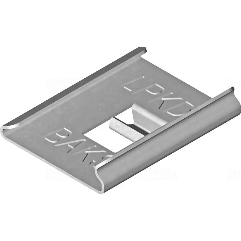 Autentikus BAKS LPKD2 Kábeltálca válaszfal alsó összekötő 30x40mm horganyzott, anyagvastagság 0,7mm 193100