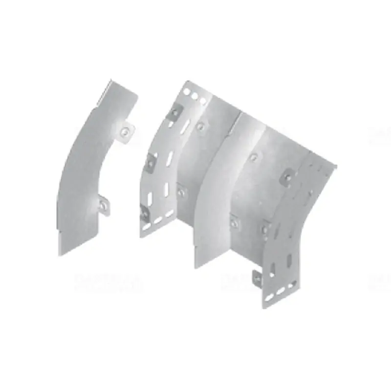 BAKS PLMZ100 Kábeltálca válaszfal 45 fokos sarokidomhoz 100mm külső, függőleges, szalaghorganyzott, anyagvastagság 1,0mm 190155 Expressz szállítás