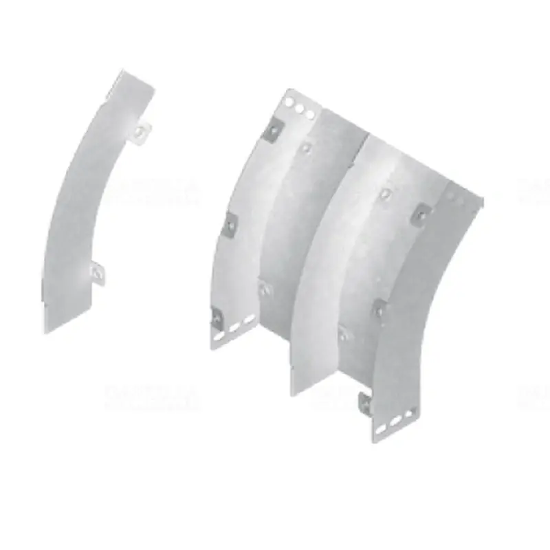 Gyors szállítás BAKS PLMPZ110 Kábeltálca válaszfal 45 fokos sarokidomhoz 110mm külső, függőleges, szalaghorganyzott, anyagvastagság 1,0mm 190176