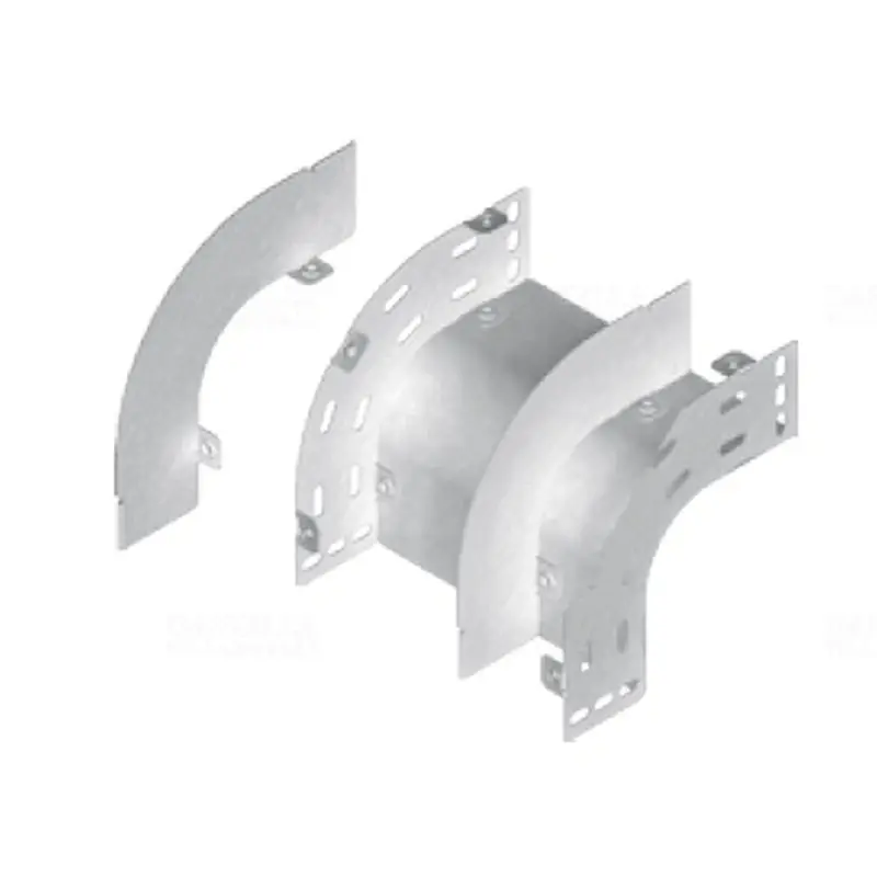 BAKS PLZ110 Kábeltálca váalszfal 90 fokos sarokidomhoz 110mm külső, függőleges, szalaghorganyzott, anyagvastagság 1,0mm 190116 Újdonság