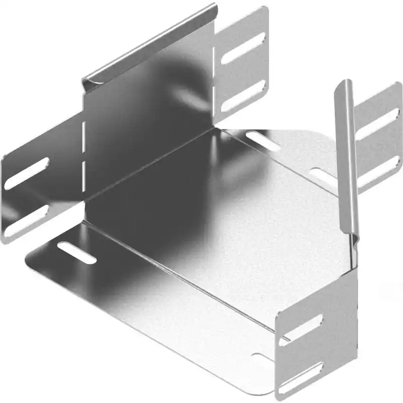 Gyors szállítás BAKS RKLBP400/300H80 Kábeltálca szűkítőidom 400/300mm balos, anyagvastagság 1,5mm perforáció nélkül 189040