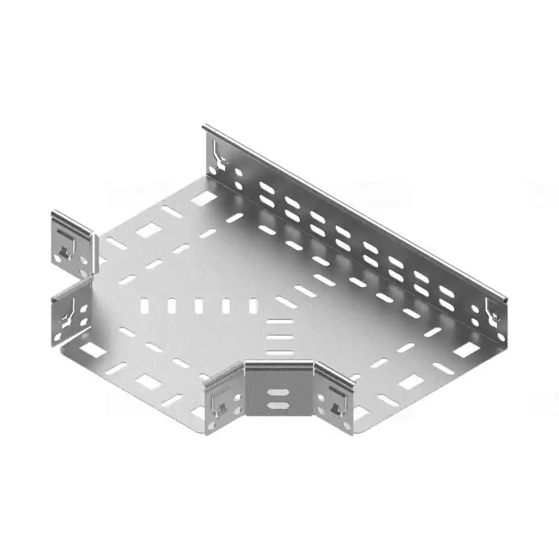 BAKS TKFJ500H60 Kábeltálca T-idom 60x500mm csavar nélküli szerelés, anyagvastagság 1,0mm 166267 Gyors szállítás