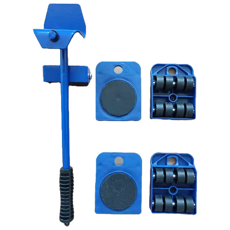 Bútorszállító görgőkészlet 5 részes 150kg teherig Gyors szállítás