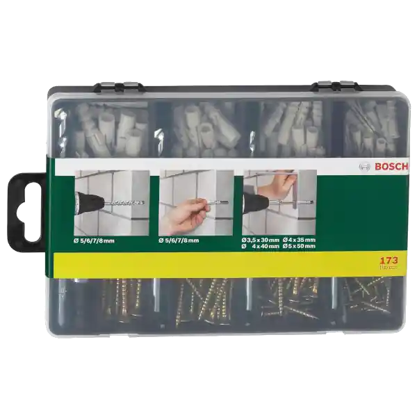 Bosch 173 részes rögzítő készlet Népszerű
