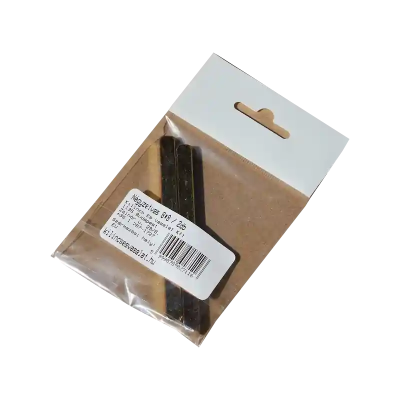 KILINCS ÉS VASALAT NÉGYZETVAS 8X8MM/ 2DB Utolsó esély