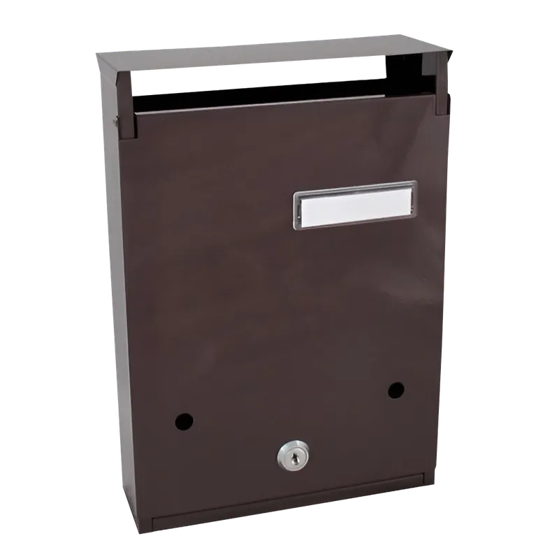 JKH POSTALÁDA 31X21X7CM MINIMA ZÁRAS BARNA Olcsó